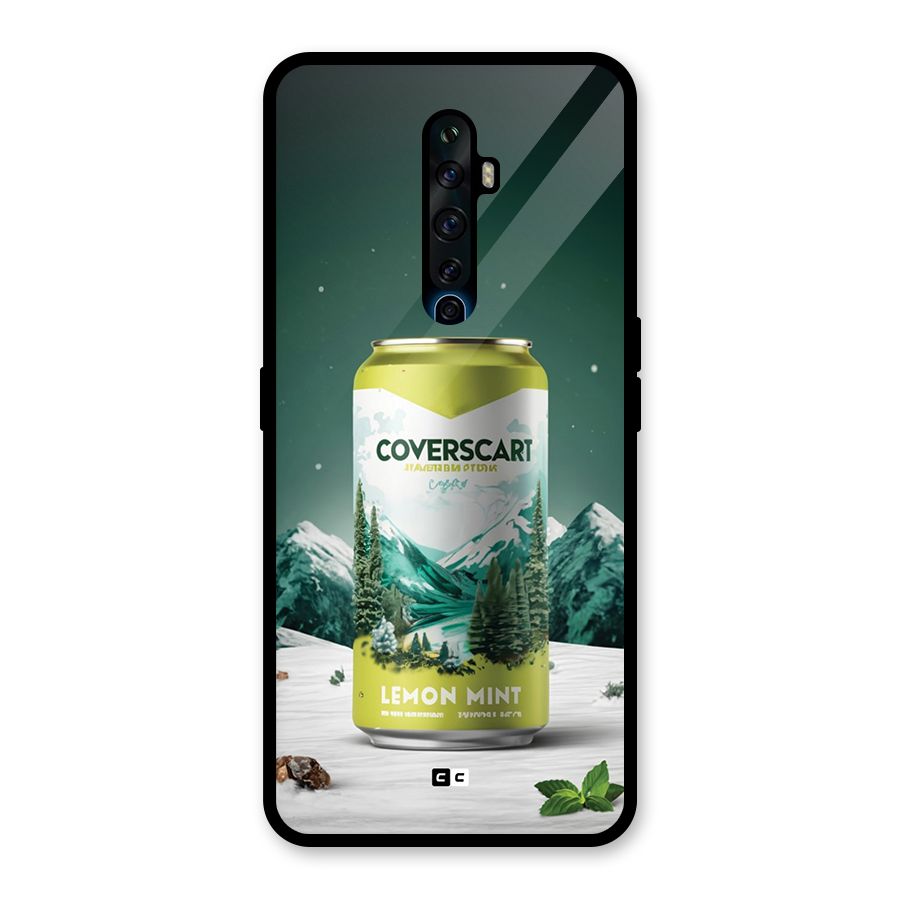 Lemon Mint Glass Back Case for Oppo Reno2 Z