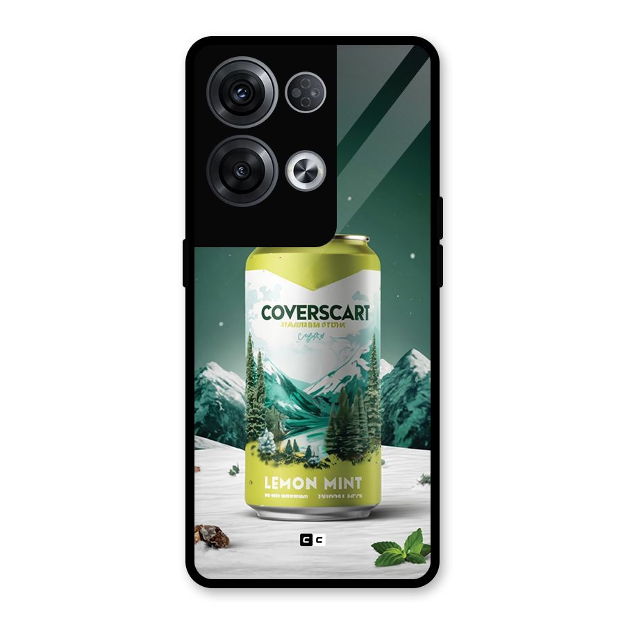 Lemon Mint Glass Back Case for Oppo Reno8 Pro 5G