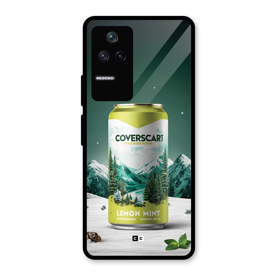 Lemon Mint Glass Back Case for Poco F4 5G