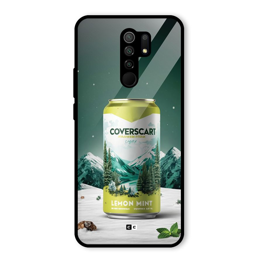 Lemon Mint Glass Back Case for Poco M2