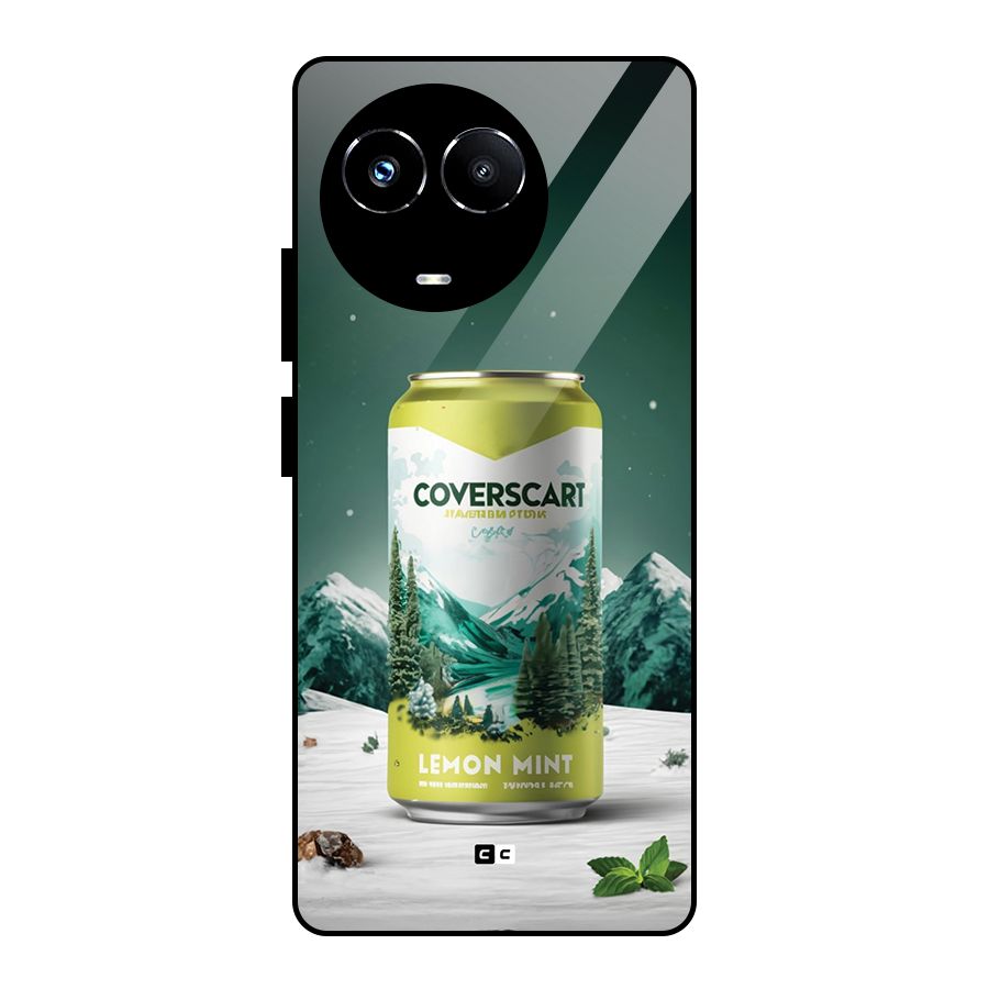Lemon Mint Glass Back Case for Realme 11X