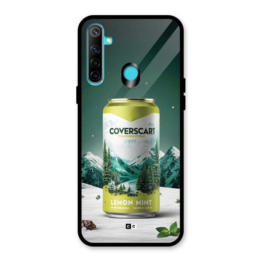 Lemon Mint Glass Back Case for Realme 5i