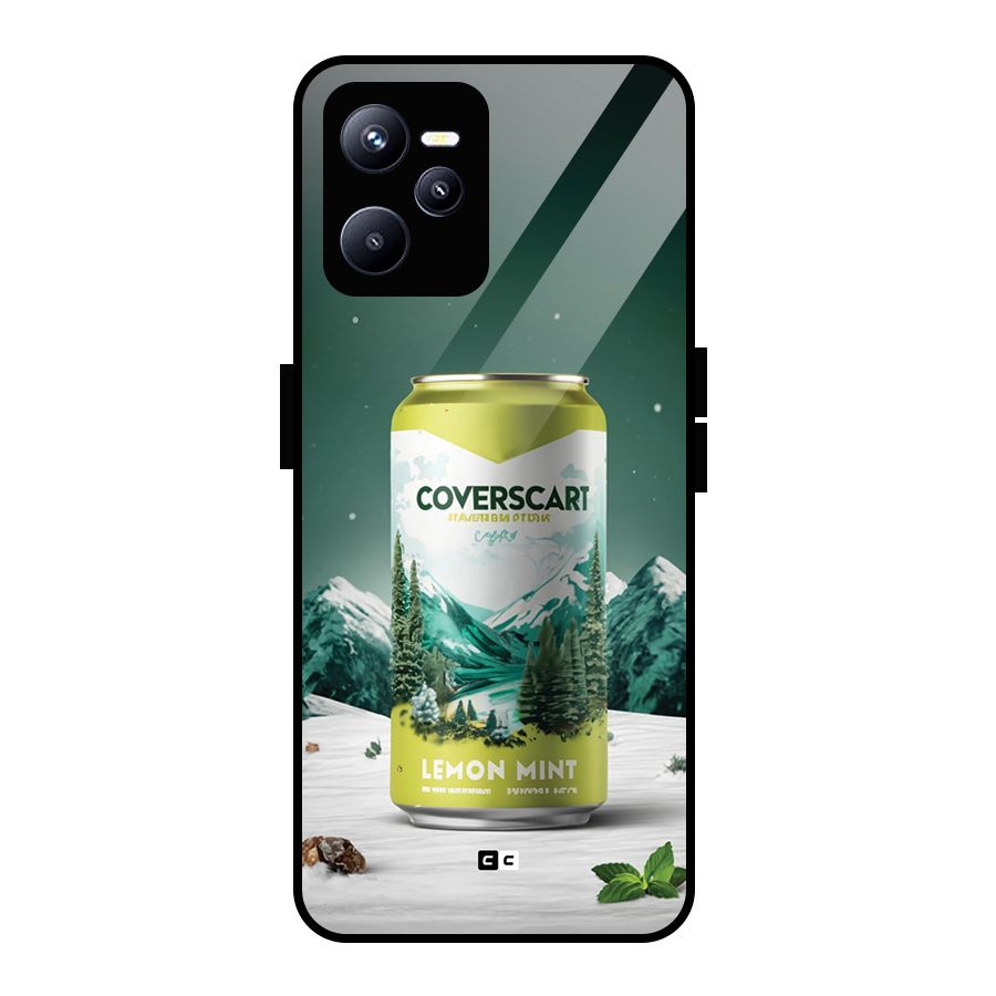 Lemon Mint Glass Back Case for Realme C35