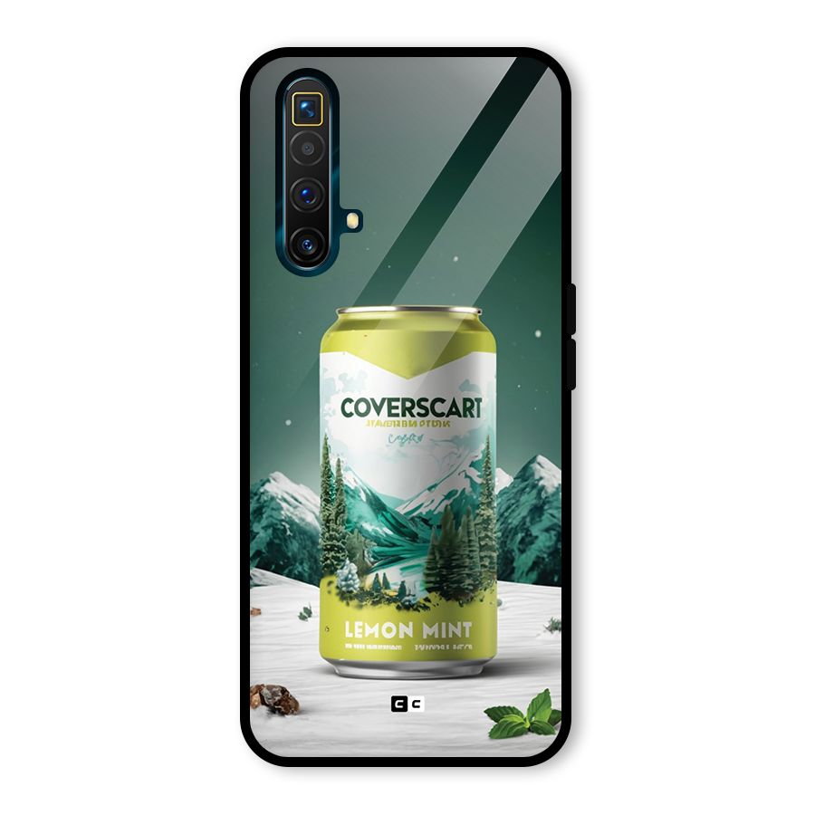 Lemon Mint Glass Back Case for Realme X3 SuperZoom