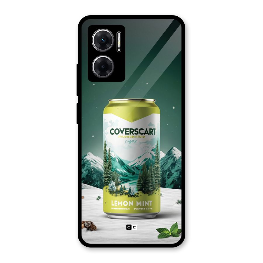 Lemon Mint Glass Back Case for Redmi 11 Prime 5G