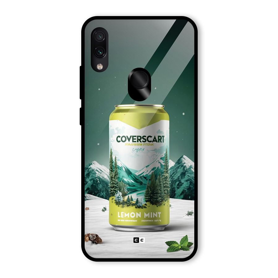 Lemon Mint Glass Back Case for Redmi Note 7S