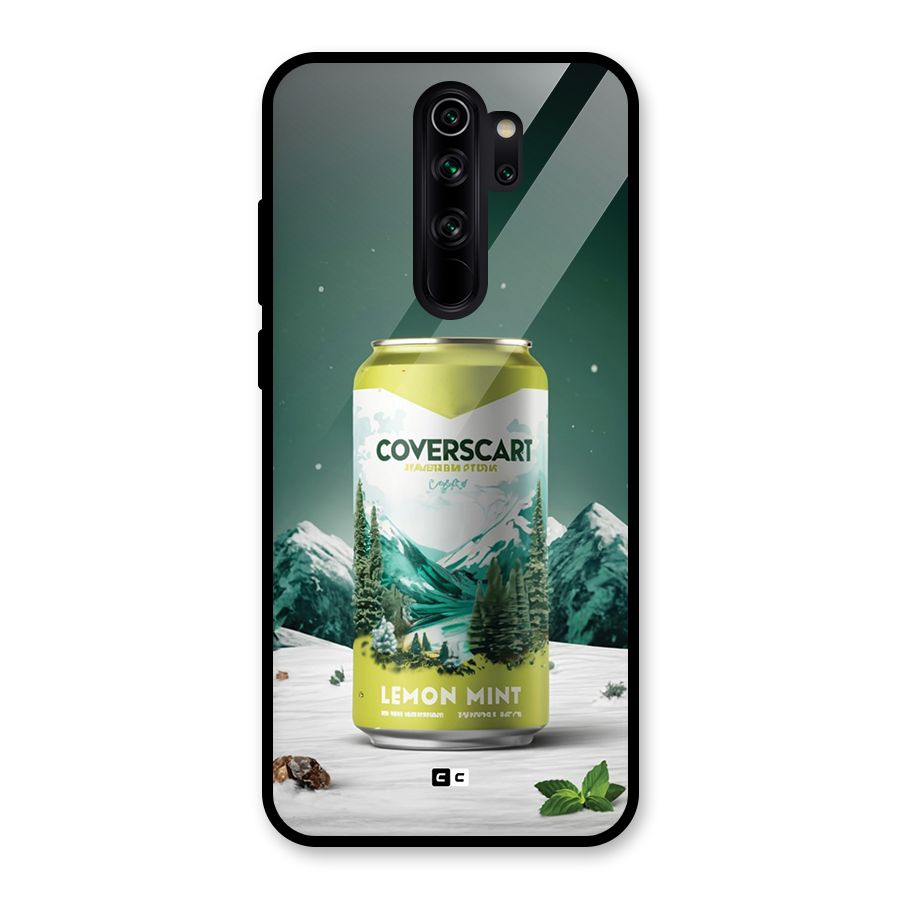 Lemon Mint Glass Back Case for Redmi Note 8 Pro