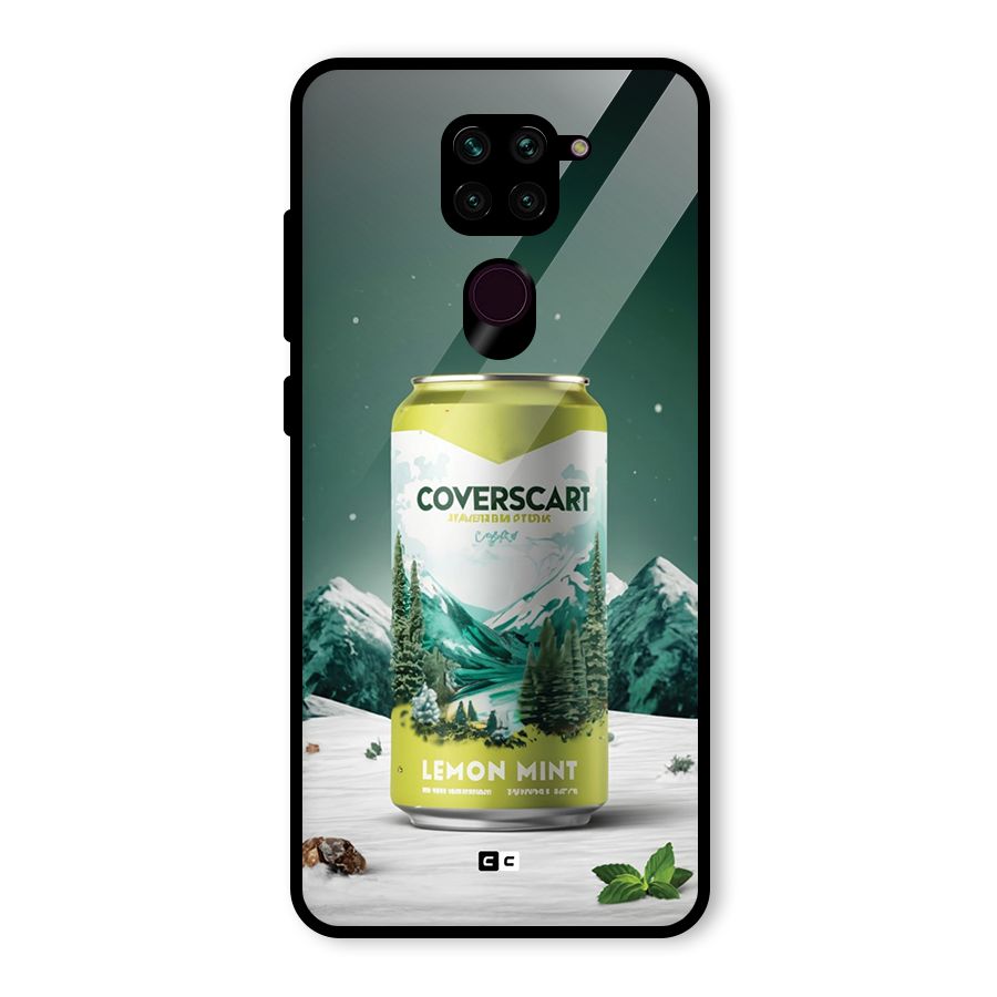 Lemon Mint Glass Back Case for Redmi Note 9
