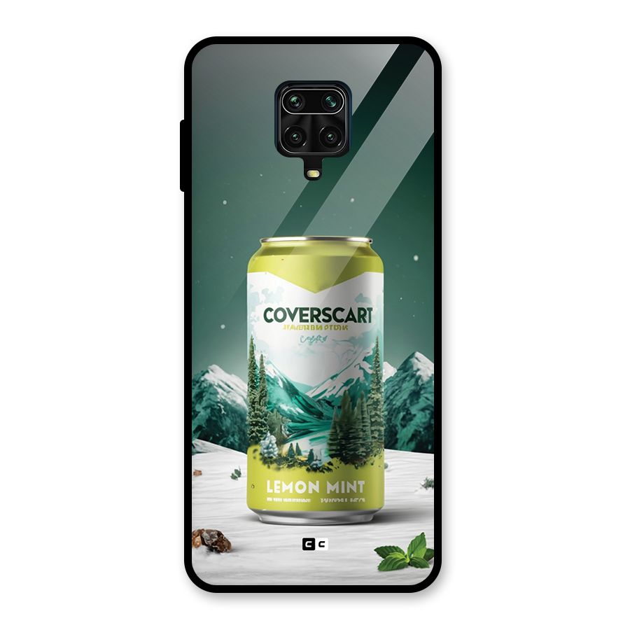 Lemon Mint Glass Back Case for Redmi Note 9 Pro