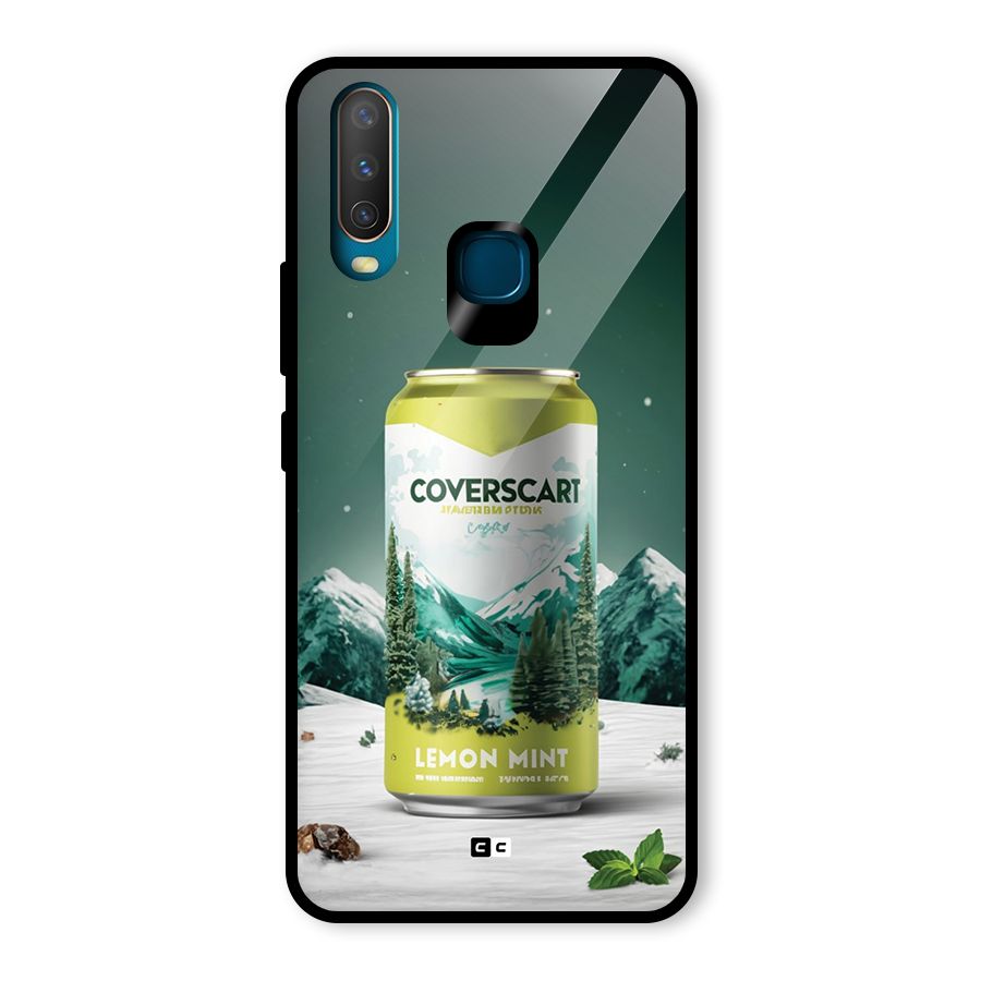 Lemon Mint Glass Back Case for Vivo U10