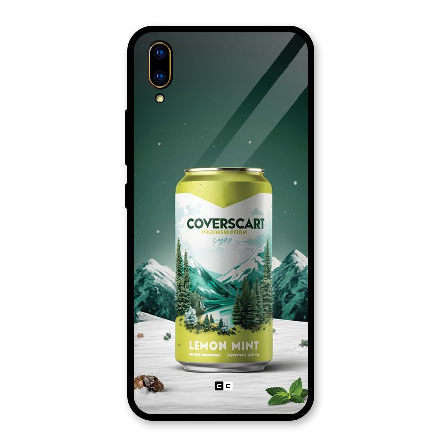 Lemon Mint Glass Back Case for Vivo V11 Pro