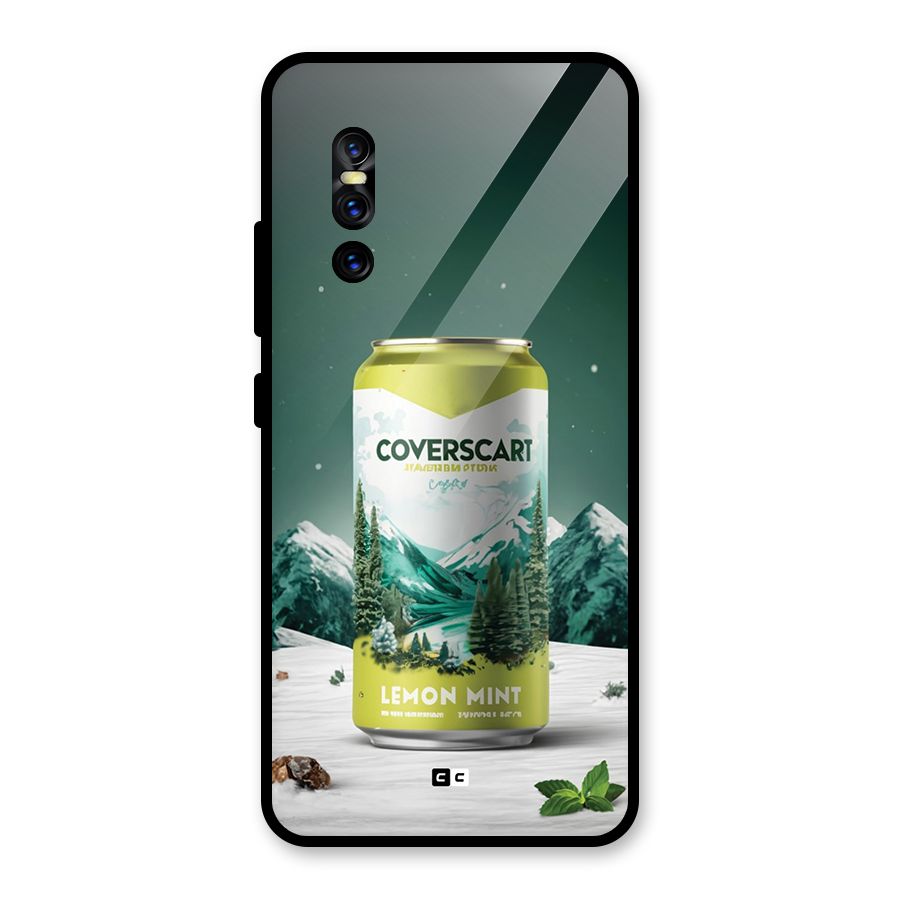 Lemon Mint Glass Back Case for Vivo V15 Pro
