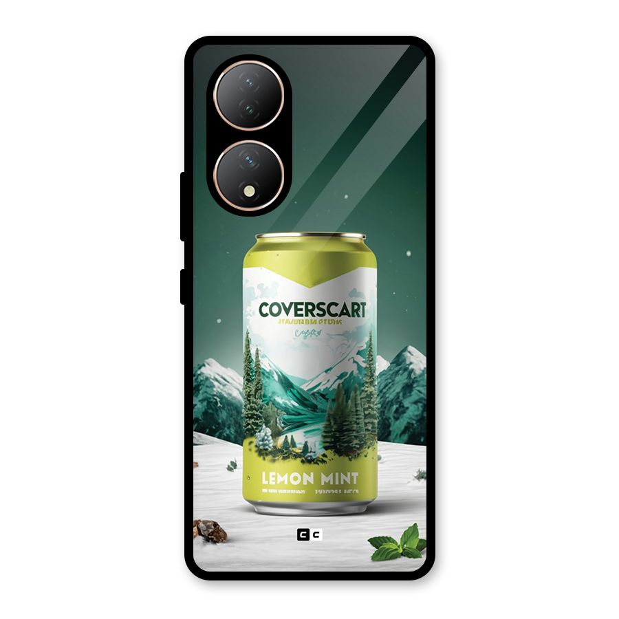 Lemon Mint Glass Back Case for Vivo Y100A