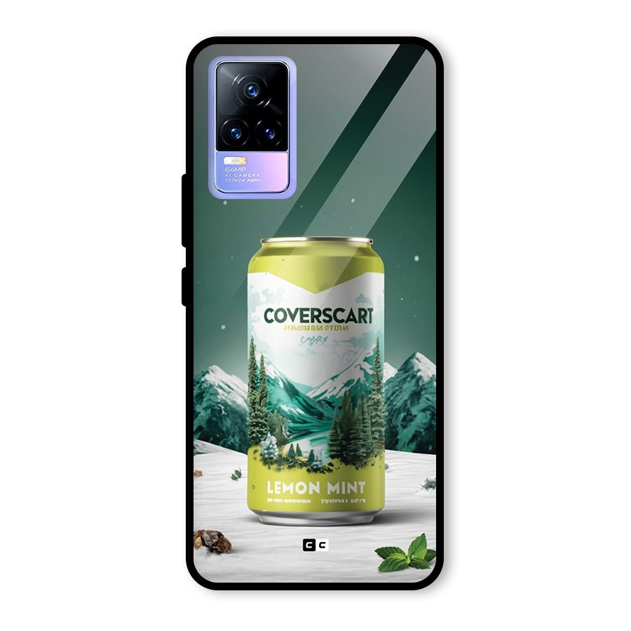 Lemon Mint Glass Back Case for Vivo Y73