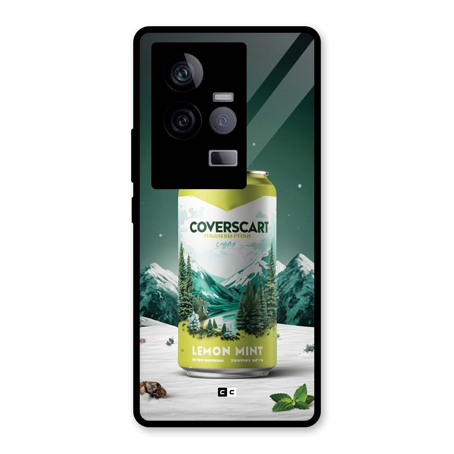Lemon Mint Glass Back Case for Vivo iQOO 11 5G