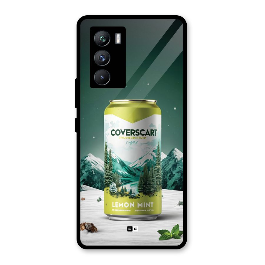 Lemon Mint Glass Back Case for Vivo iQOO 9 SE