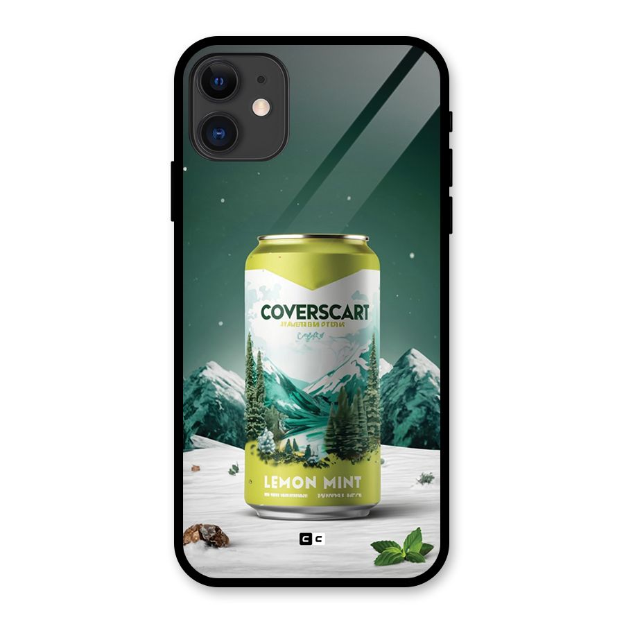 Lemon Mint Glass Back Case for iPhone 11