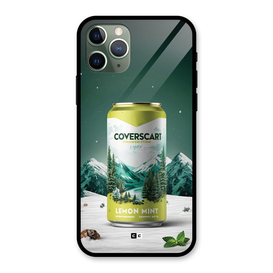 Lemon Mint Glass Back Case for iPhone 11 Pro