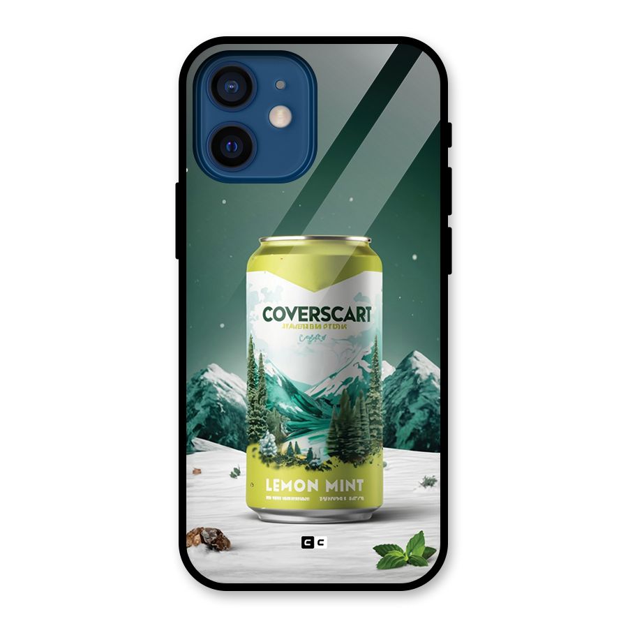 Lemon Mint Glass Back Case for iPhone 12 Mini