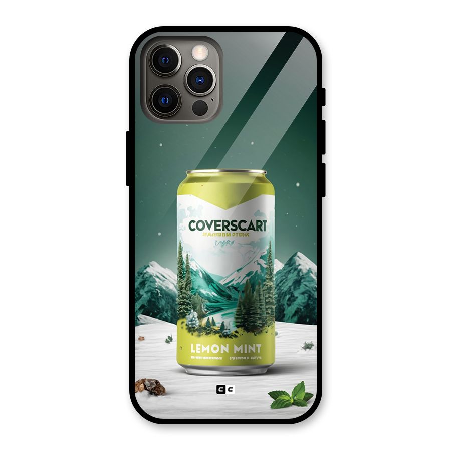 Lemon Mint Glass Back Case for iPhone 12 Pro