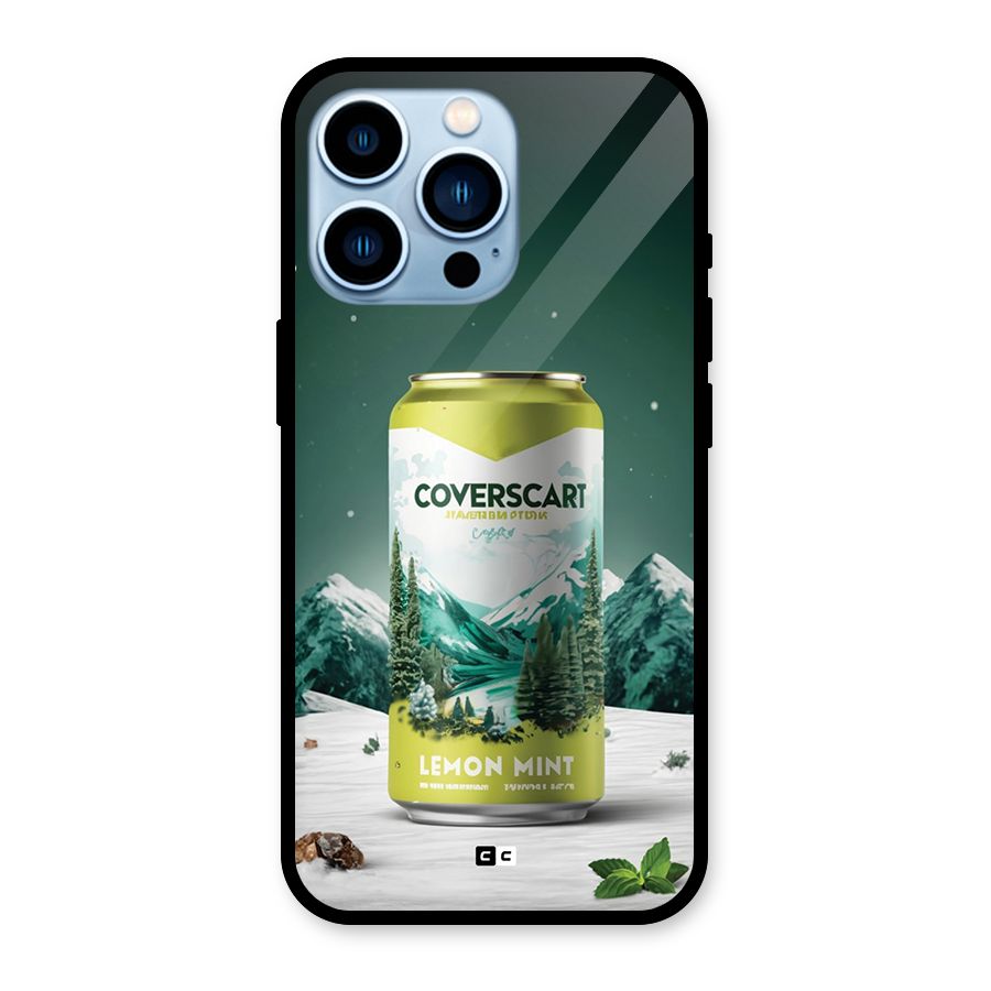 Lemon Mint Glass Back Case for iPhone 13 Pro