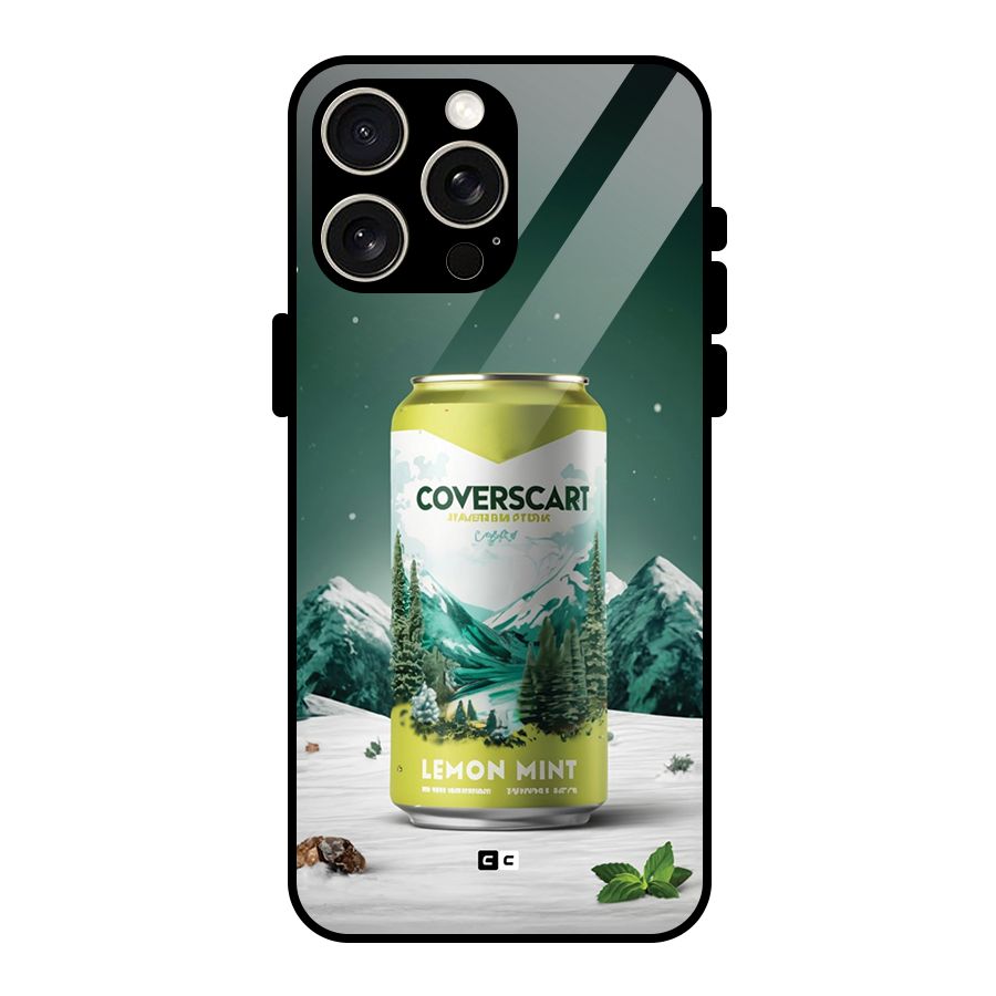Lemon Mint Glass Back Case for iPhone 15 Pro Max