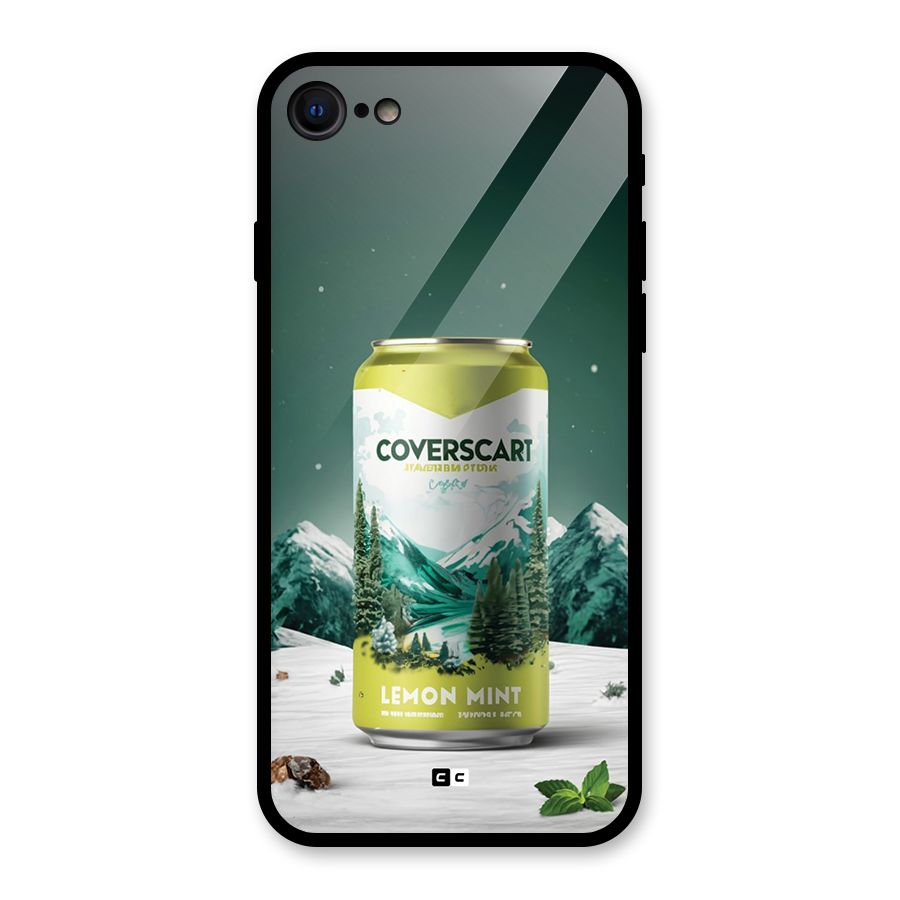 Lemon Mint Glass Back Case for iPhone 7