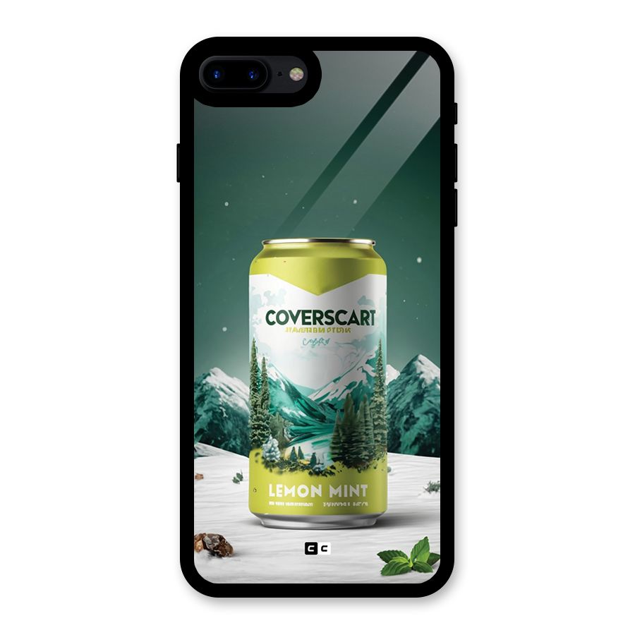 Lemon Mint Glass Back Case for iPhone 8 Plus