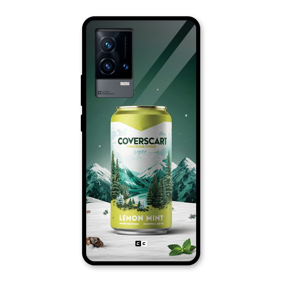 Lemon Mint Glass Back Case for iQOO 9 5G