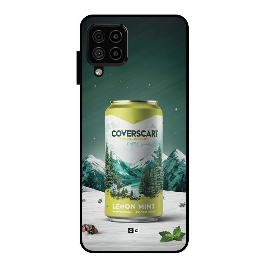 Lemon Mint Metal Back Case for Galaxy A22 4G