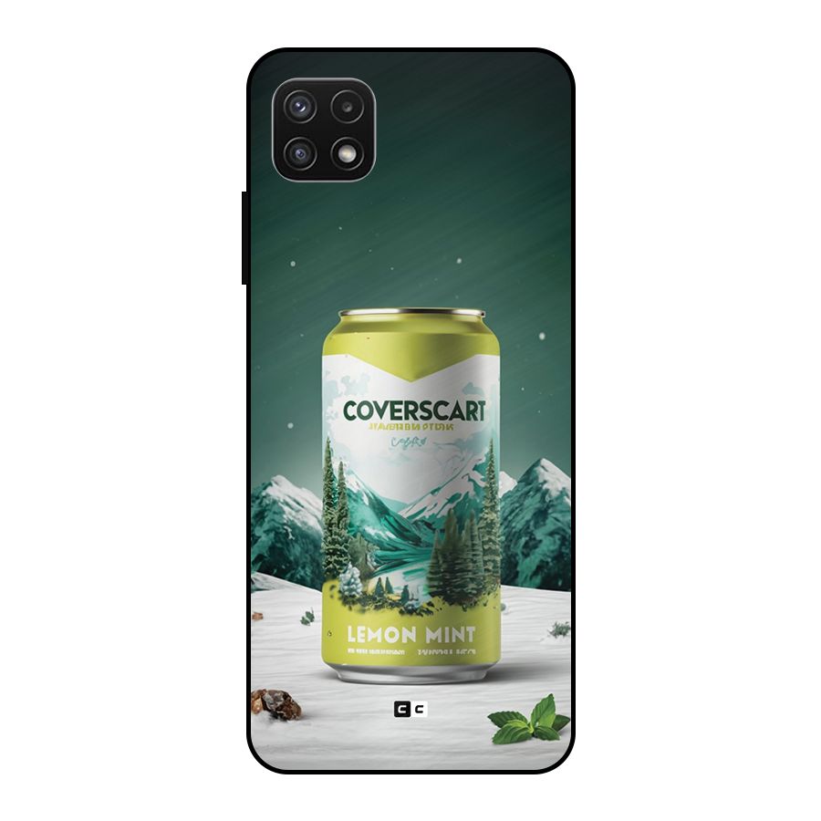 Lemon Mint Metal Back Case for Galaxy A22 5G