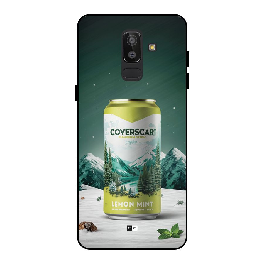 Lemon Mint Metal Back Case for Galaxy J8