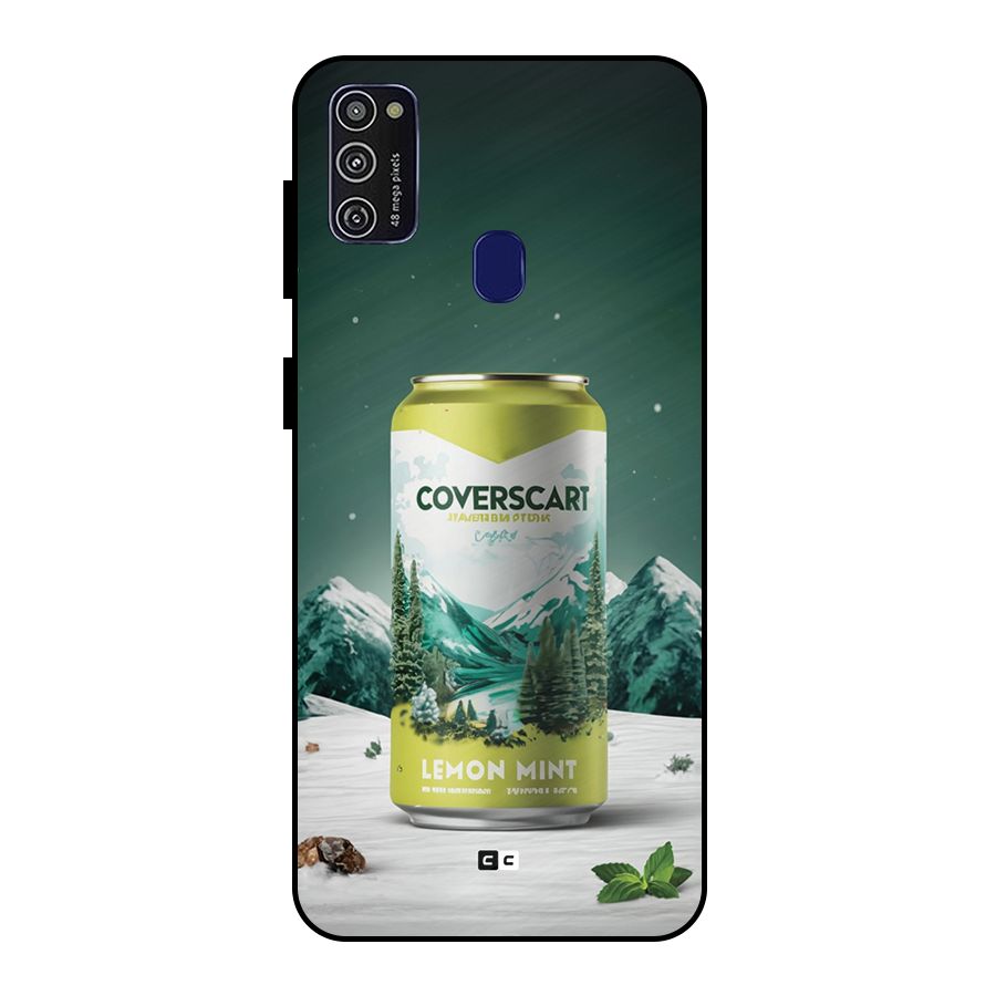 Lemon Mint Metal Back Case for Galaxy M21