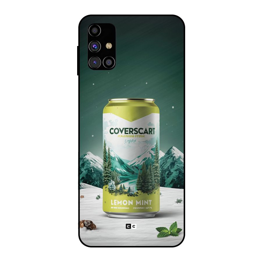 Lemon Mint Metal Back Case for Galaxy M31s