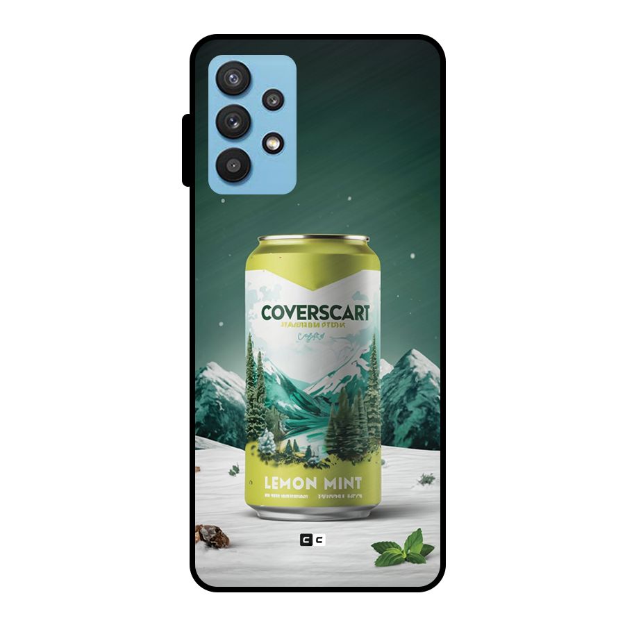 Lemon Mint Metal Back Case for Galaxy M32 5G