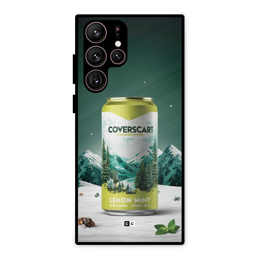 Lemon Mint Metal Back Case for Galaxy S22 Ultra 5G