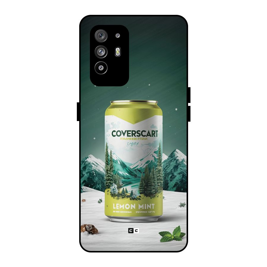Lemon Mint Metal Back Case for Oppo F19 Pro Plus 5G