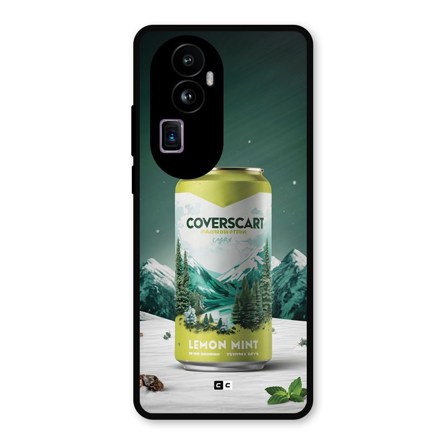 Lemon Mint Metal Back Case for Oppo Reno10 Pro Plus