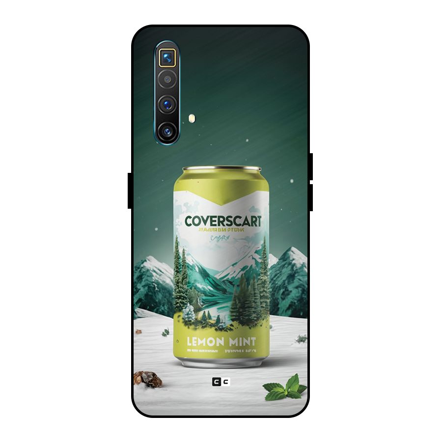 Lemon Mint Metal Back Case for Realme X3