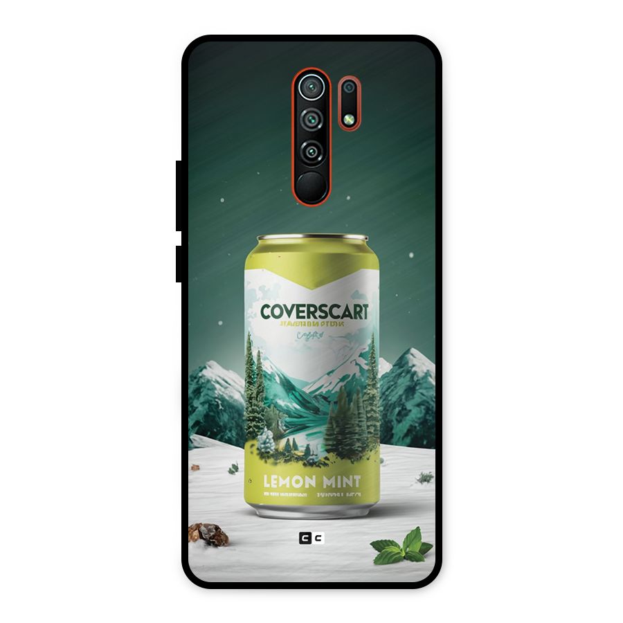 Lemon Mint Metal Back Case for Redmi 9 Prime