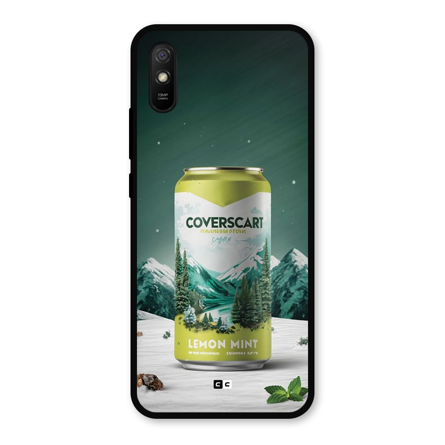 Lemon Mint Metal Back Case for Redmi 9i