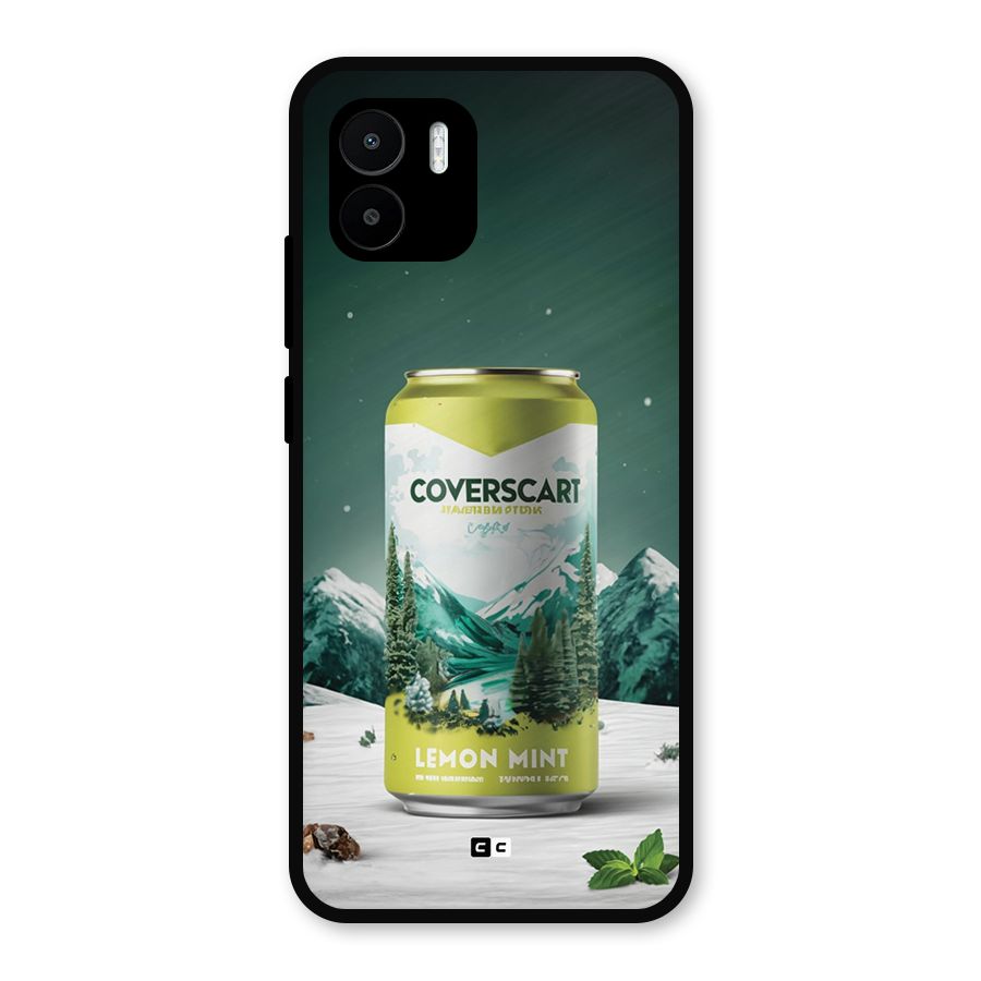 Lemon Mint Metal Back Case for Redmi A2