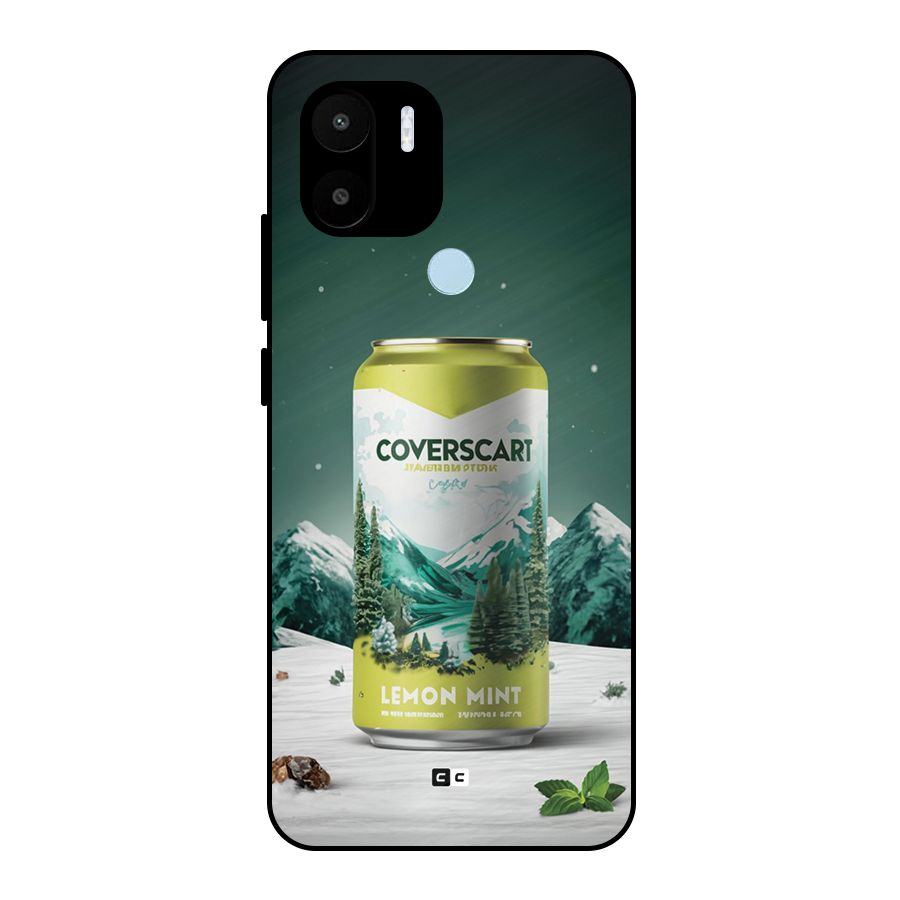 Lemon Mint Metal Back Case for Redmi A2 Plus