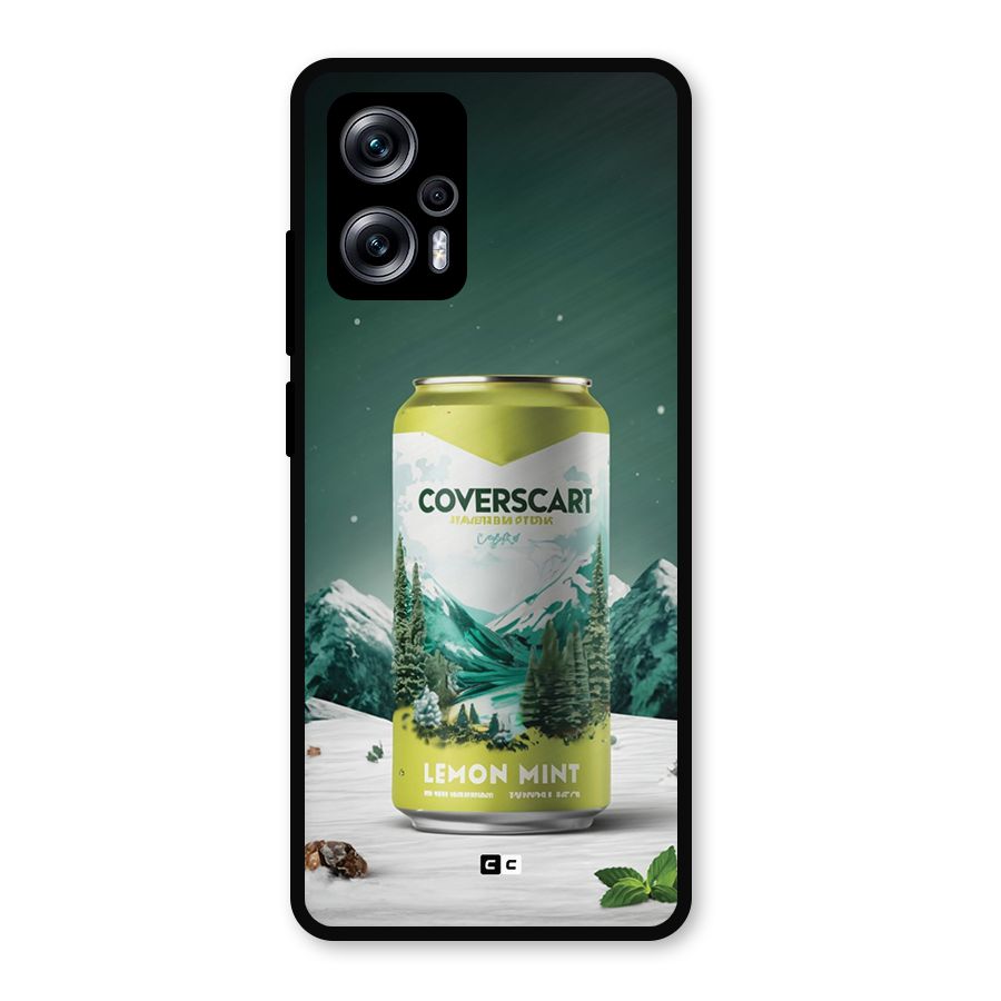 Lemon Mint Metal Back Case for Redmi K50i