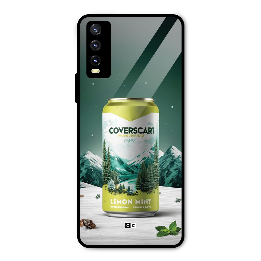 Lemon Mint Metal Back Case for Vivo Y20