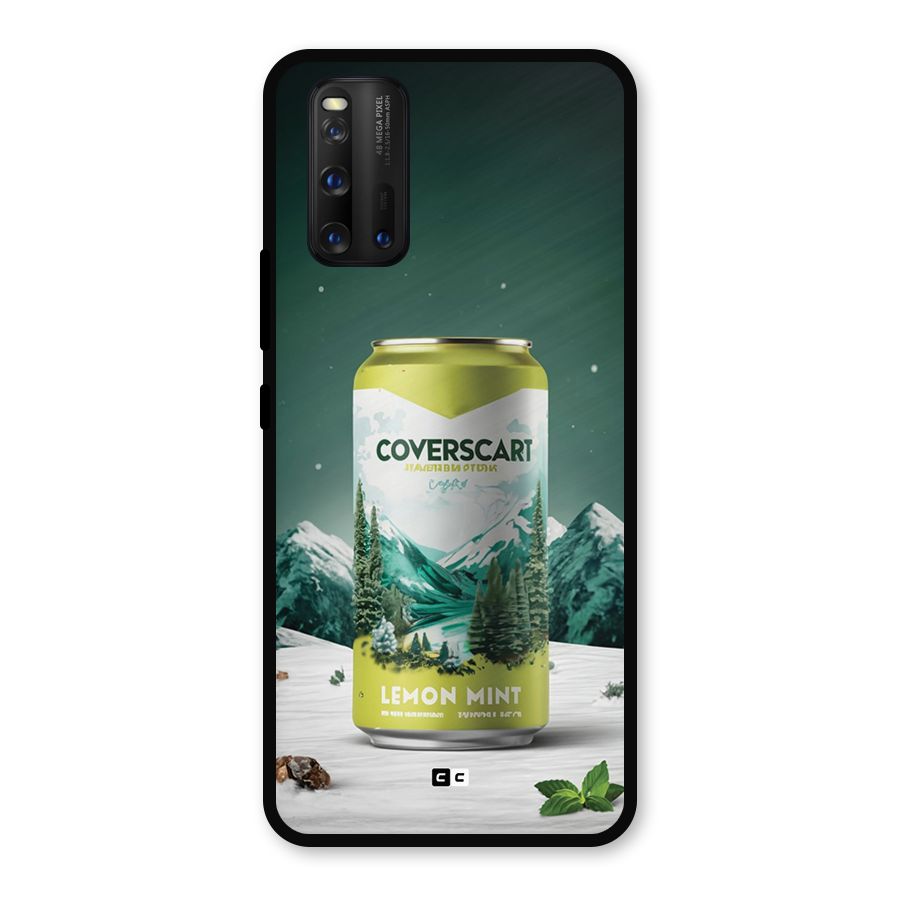 Lemon Mint Metal Back Case for iQOO 3