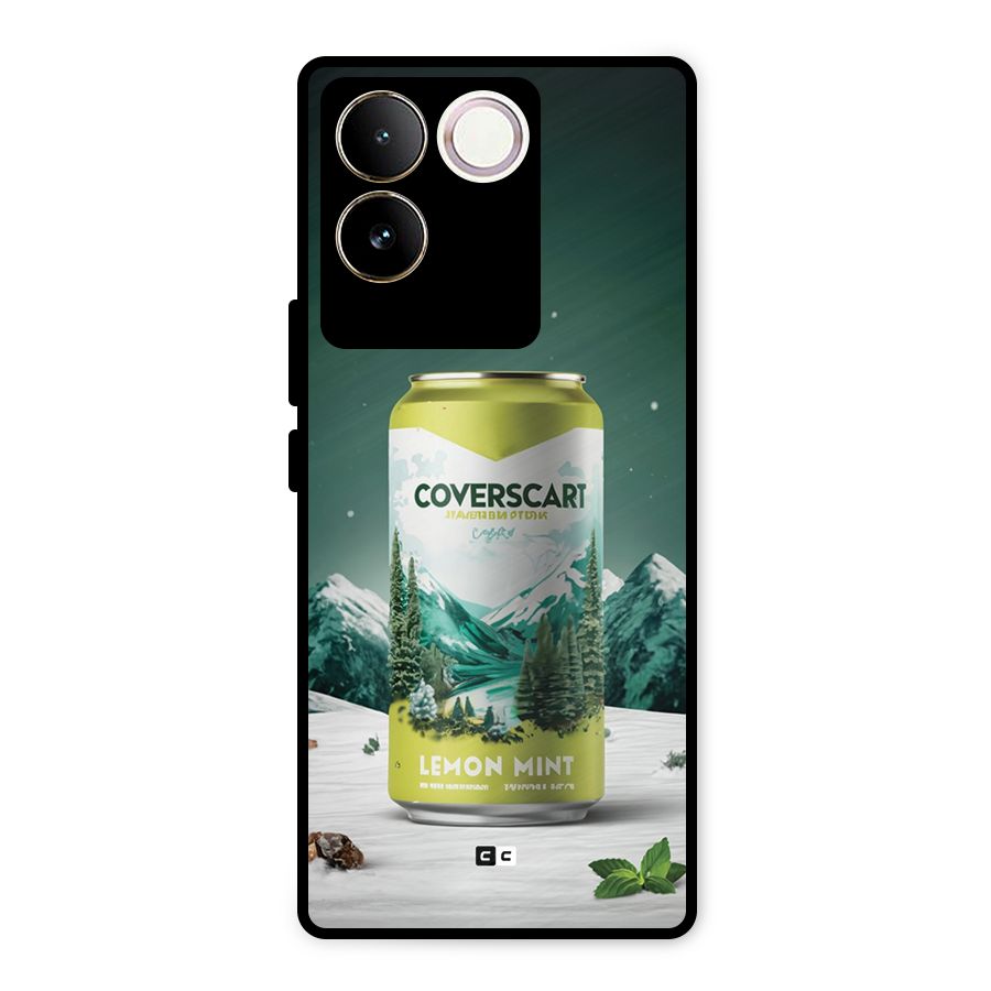 Lemon Mint Metal Back Case for iQOO Z7 Pro