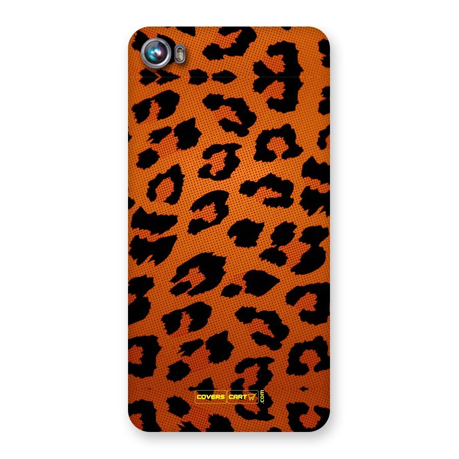 Leopard Back Case for Micromax Canvas Fire 4 A107