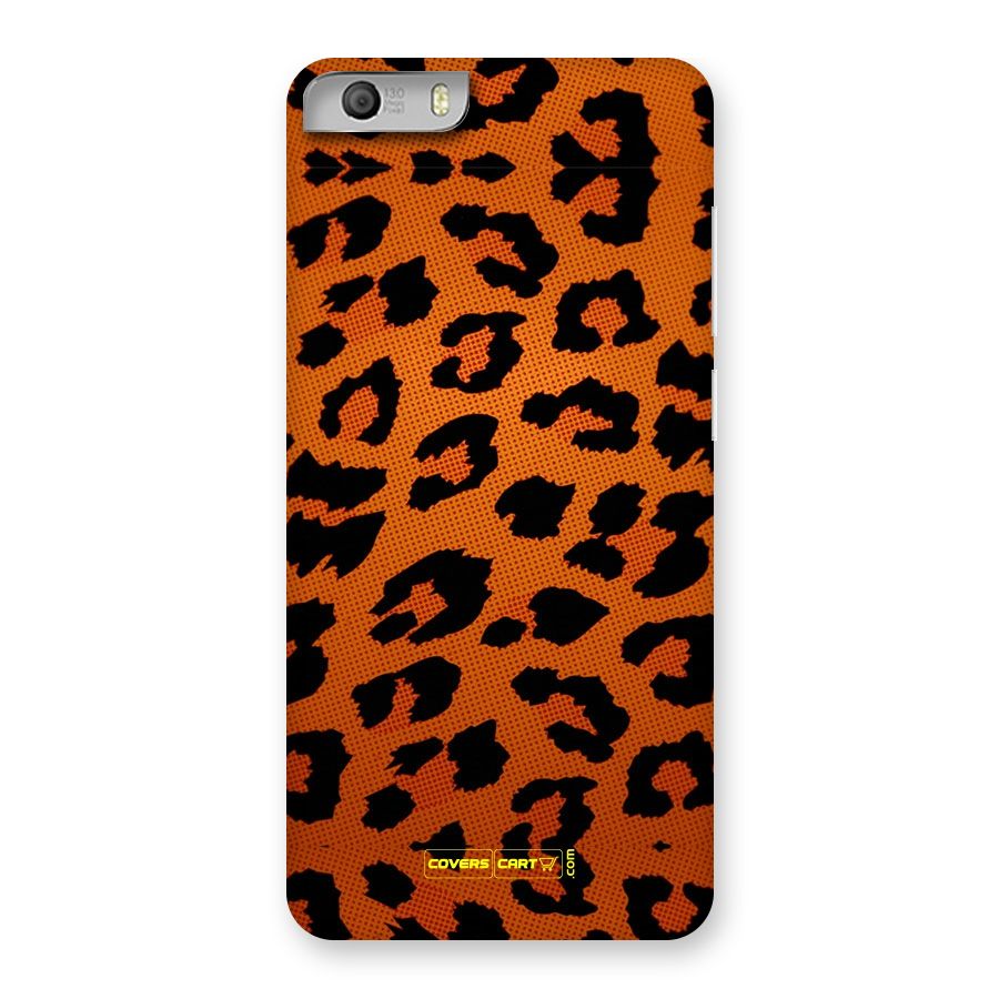 Leopard Back Case for Micromax Canvas Knight 2