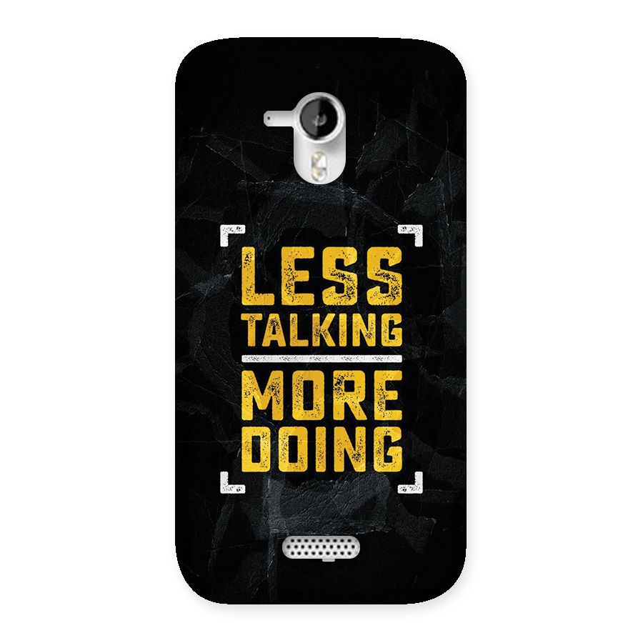 Less Talking Back Case for Canvas HD A116